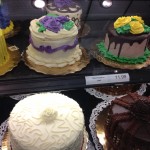 shelf with cakes