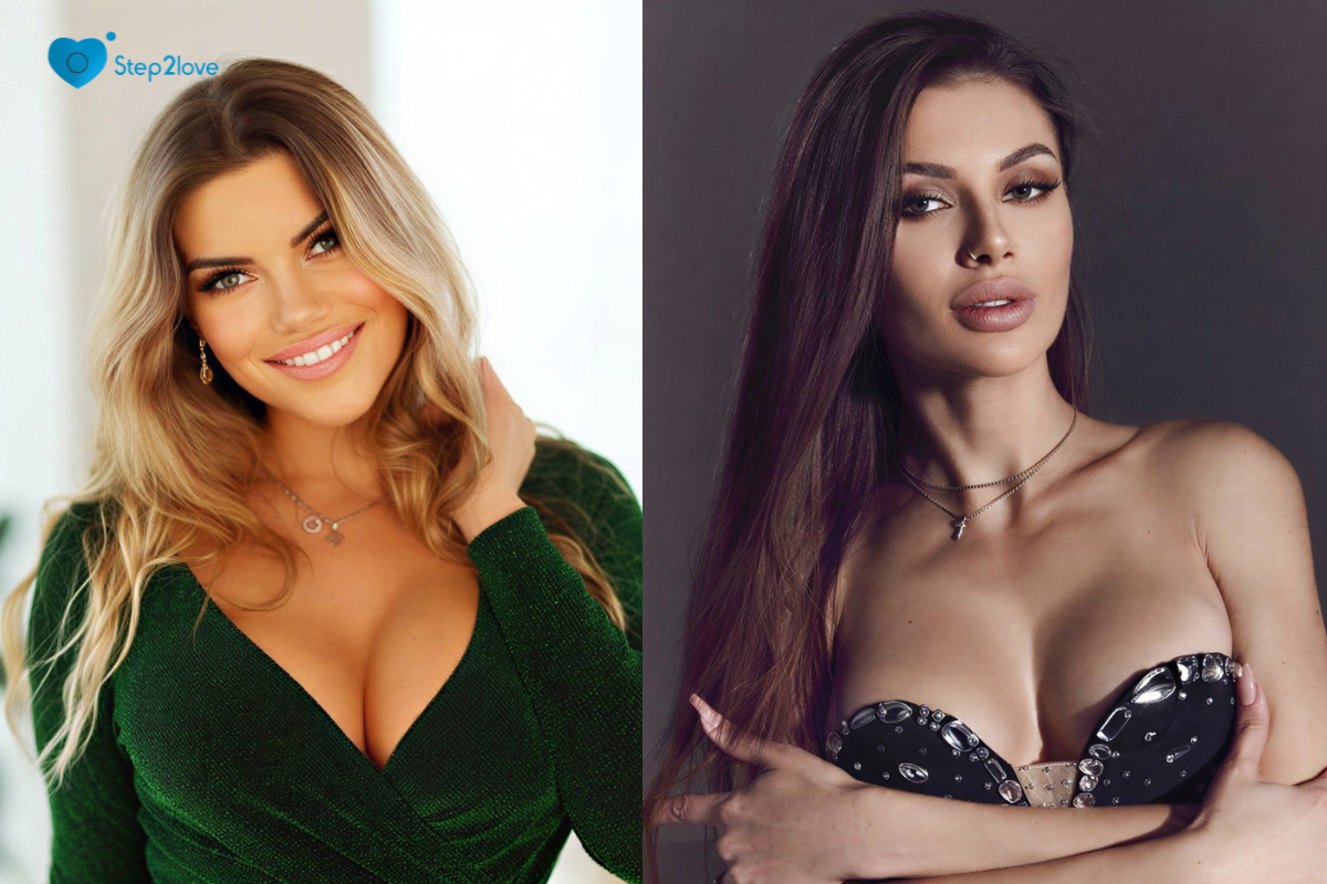 Two women featured in Step2Love user profile photos.
